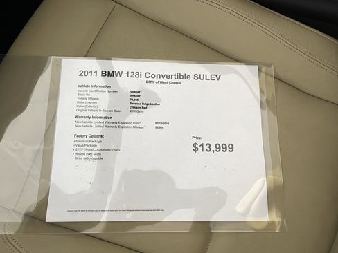 Used 2011 BMW 128i Convertible image 19