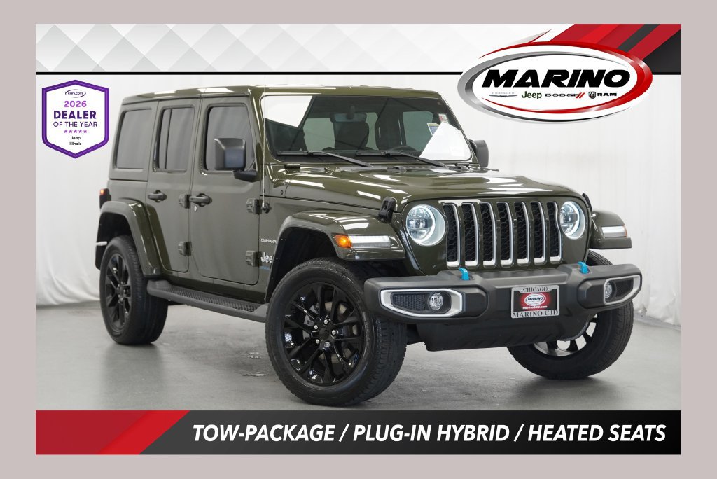 Used 2023 Jeep Wrangler Unlimited Sahara w/ Cold Weather Group AWD/4WD image 1