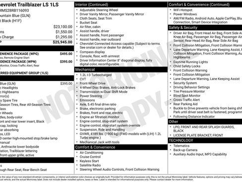 Used 2024 Chevrolet TrailBlazer LS w/ LS Convenience Package FWD image 38