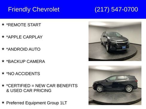 Certified 2024 Chevrolet Equinox LT w/ LPO, Floor Liner Package FWD image 6