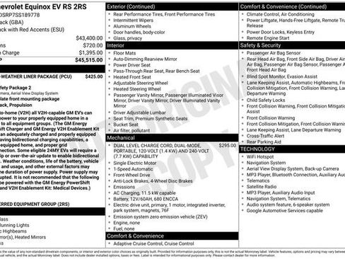 Used 2025 Chevrolet Equinox EV RS FWD image 11