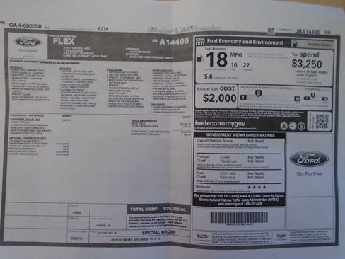 Used 2018 Ford Flex SEL w/ Equipment Group 202A image 52