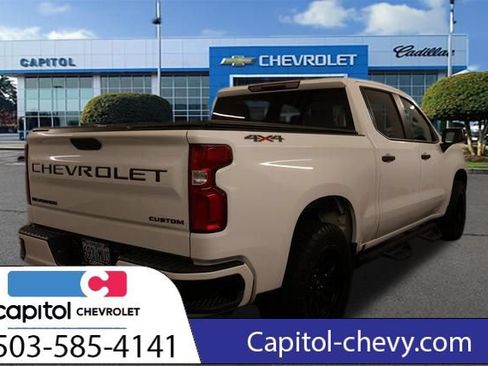 Used 2021 Chevrolet Silverado 1500 Custom w/ Safety Confidence Package AWD/4WD image 3