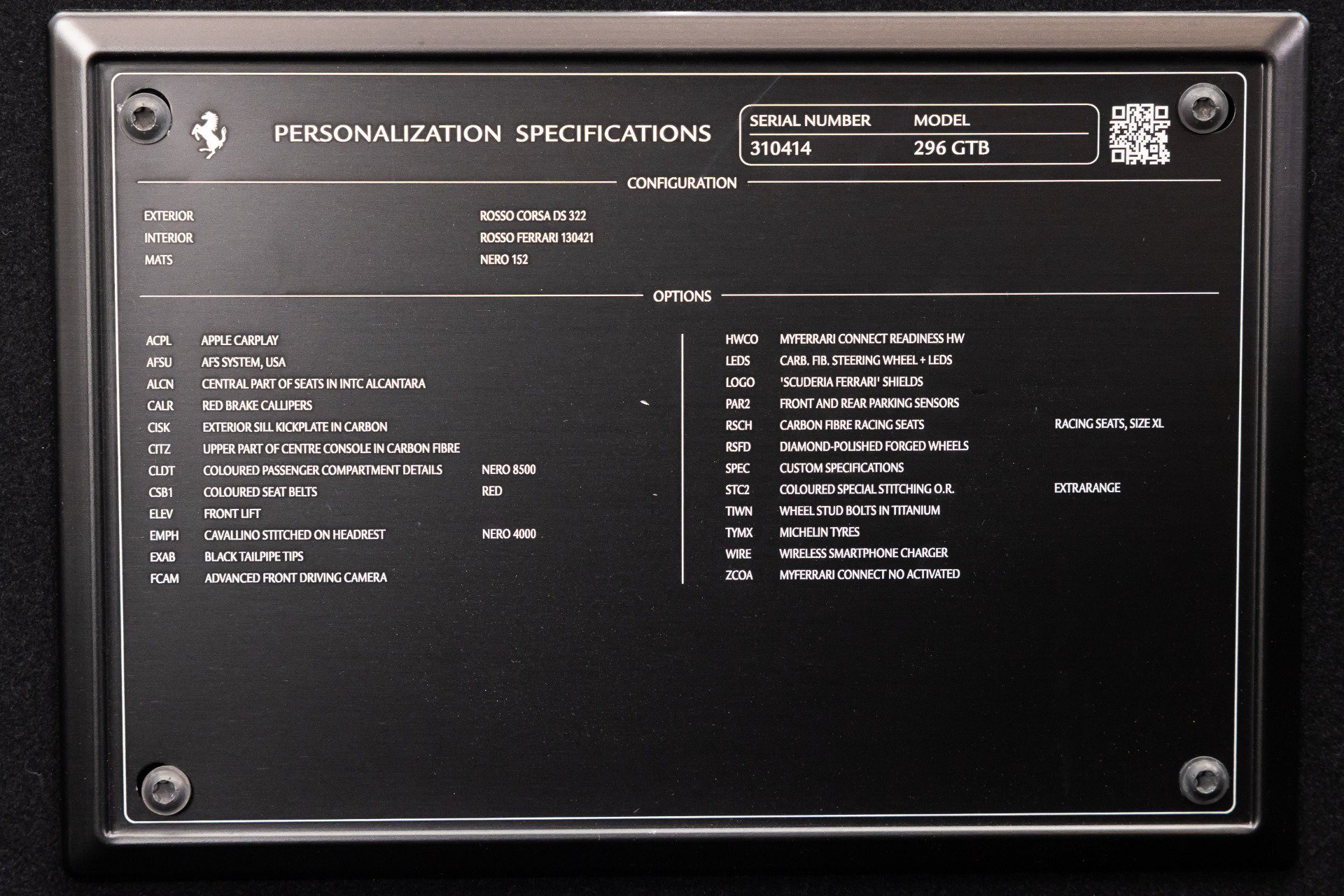 Certified 2024 Ferrari 296 GTB RWD image 96