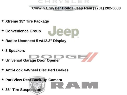 Certified 2025 Jeep Wrangler Unlimited Rubicon w/ XTREMEE 35" Tire Package image 16