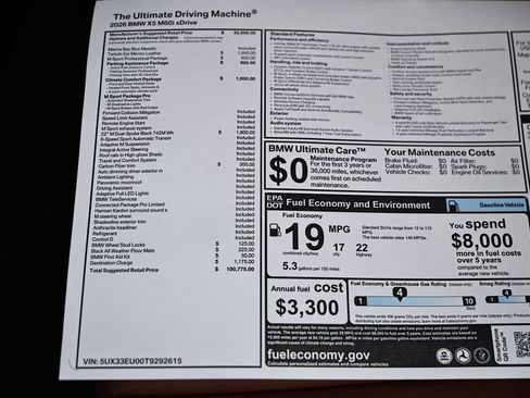 New 2026 BMW X5 M60i w/ Climate Comfort Package image 42