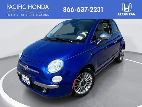 Used 2012 FIAT 500 Lounge w/ Luxury Leather Pkg image 1