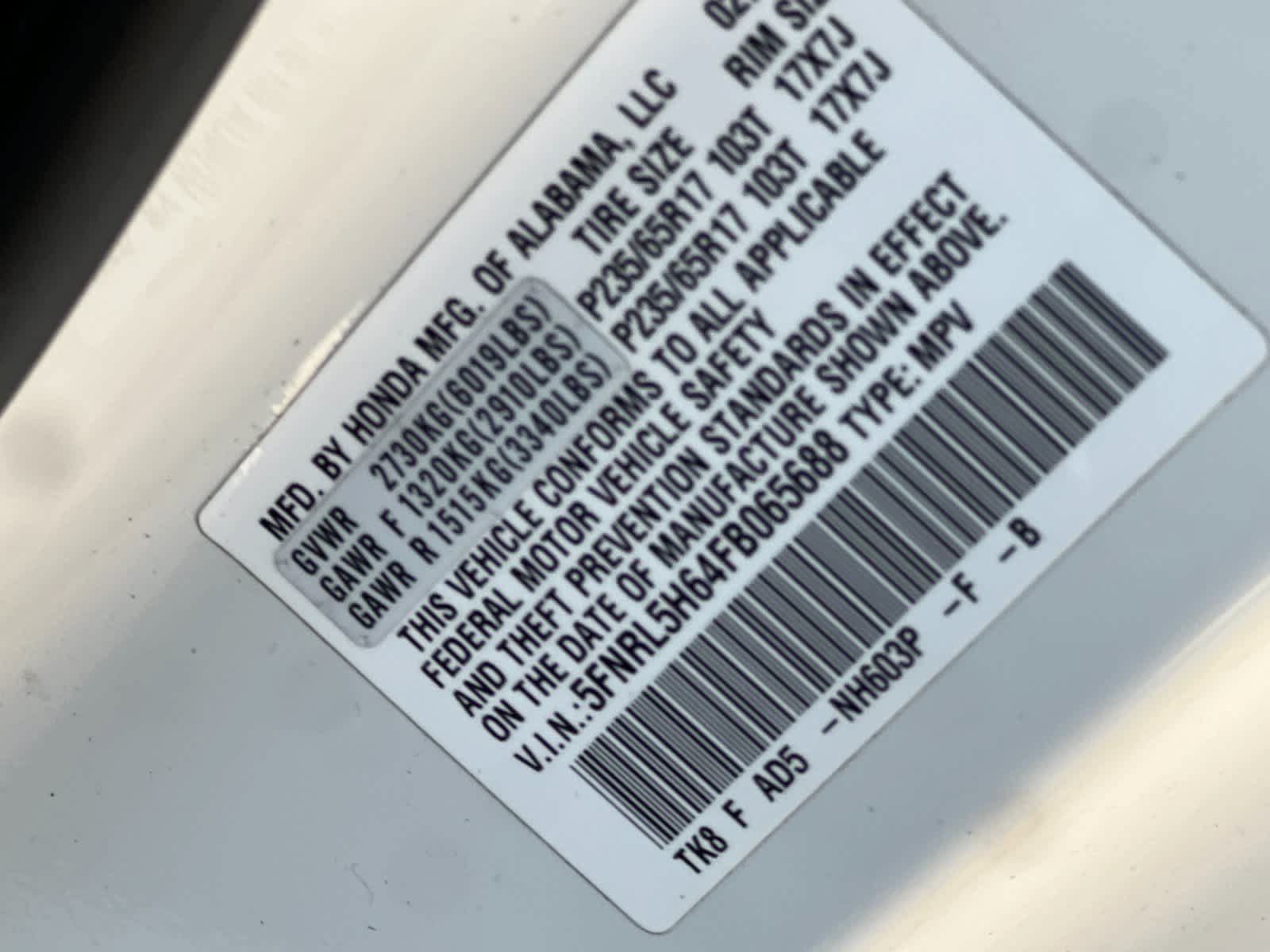 Used 2015 Honda Odyssey EX-L image 31