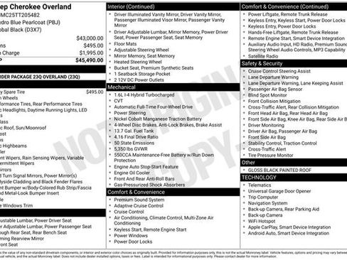 New 2026 Jeep Cherokee Overland image 27