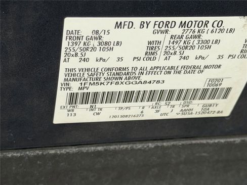Used 2016 Ford Explorer Limited w/ Equipment Group 301A FWD image 30