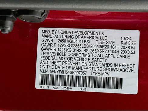Used 2025 Honda Passport EX-L image 12