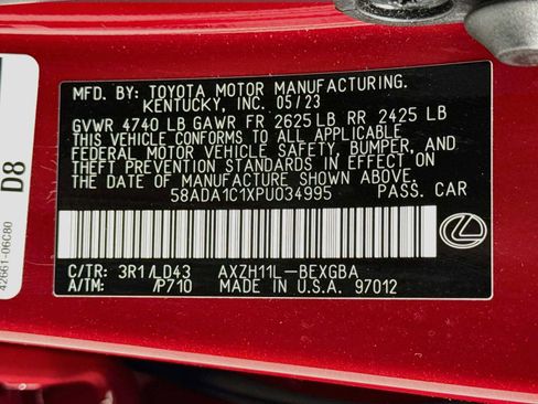 Used 2023 Lexus ES 300h w/ Premium Package FWD image 33