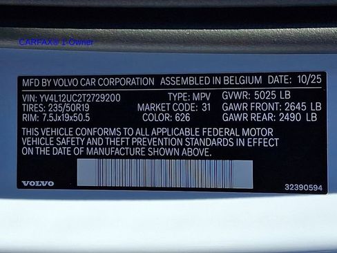 Certified 2026 Volvo XC40 B5 Plus w/ Protection Package Premier AWD/4WD image 28