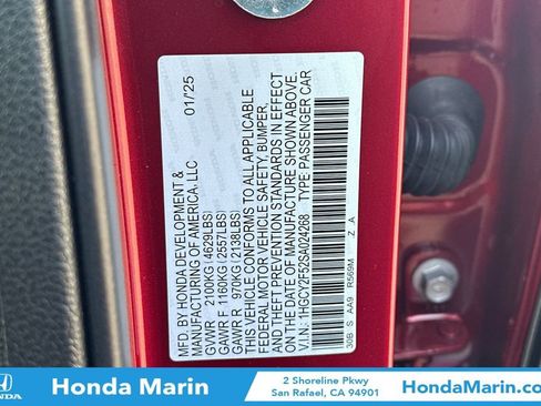 Certified 2025 Honda Accord Sport image 36