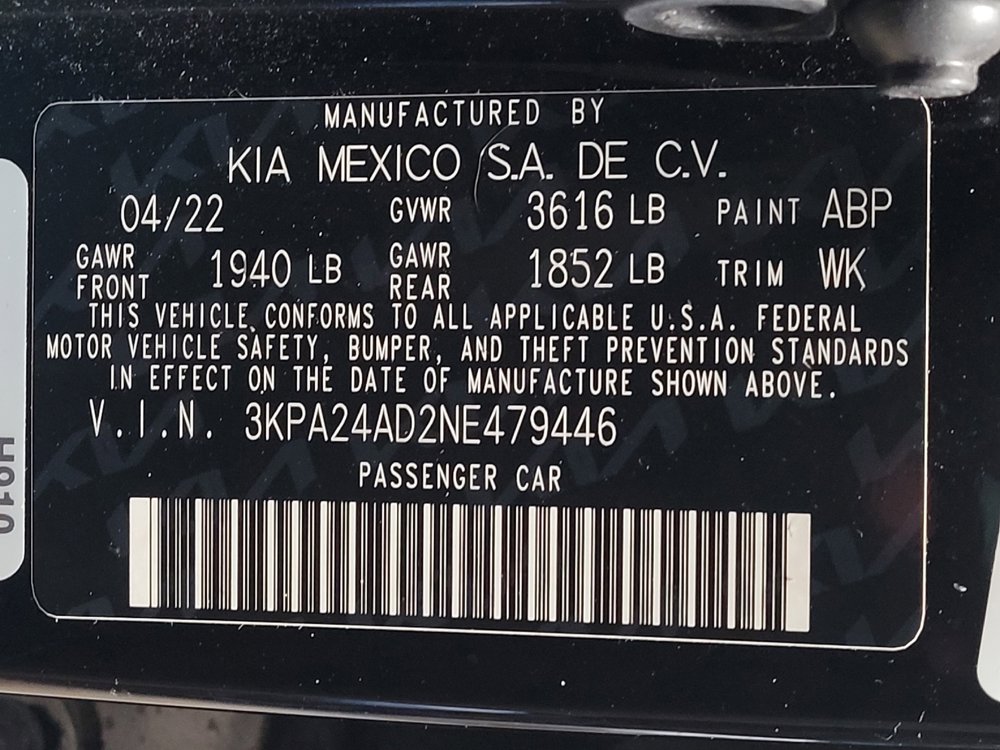Used 2022 Kia Rio S FWD image 33