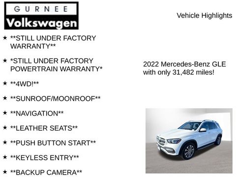 Used 2022 Mercedes-Benz GLE 350 4MATIC w/ Premium Package image 8