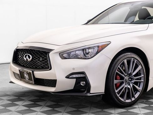 Used 2023 INFINITI Q50 Red Sport 400 w/ Carbon Fiber Package AWD/4WD image 39