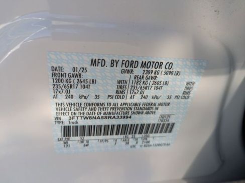 New 2025 Ford Maverick Tremor image 32