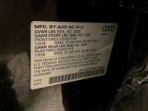 Certified 2022 Audi Q3 2.0T Premium image 35