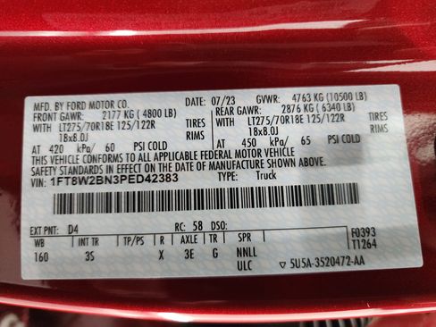 Used 2023 Ford F250 XLT w/ XLT Premium Package image 69