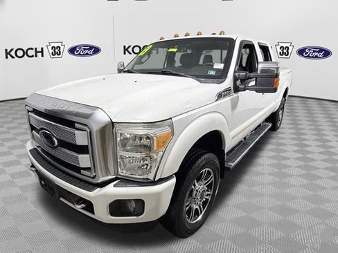 Used 2013 Ford F350 Platinum w/ Snow Plow Prep Pkg image 3