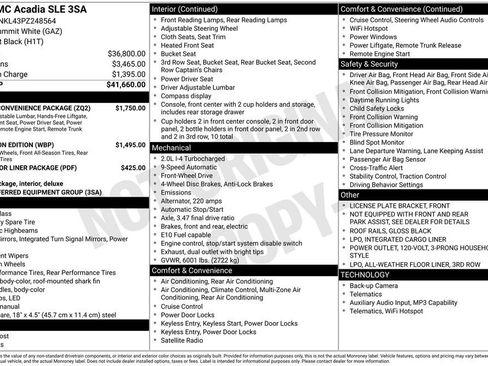 Used 2023 GMC Acadia SLE w/ Driver Convenience Package image 11