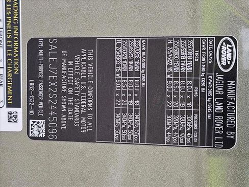 Certified 2025 Land Rover Defender 110 S image 20