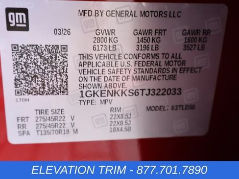 New 2026 GMC Acadia Elevation w/ Black Edition FWD image 31