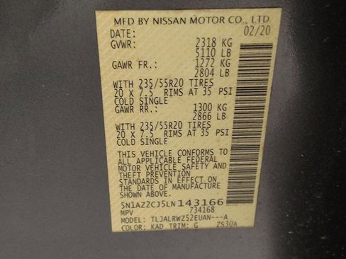 Used 2020 Nissan Murano SL image 33