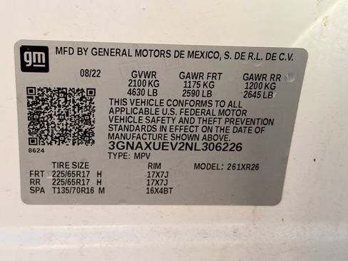 Used 2022 Chevrolet Equinox LT AWD/4WD image 36