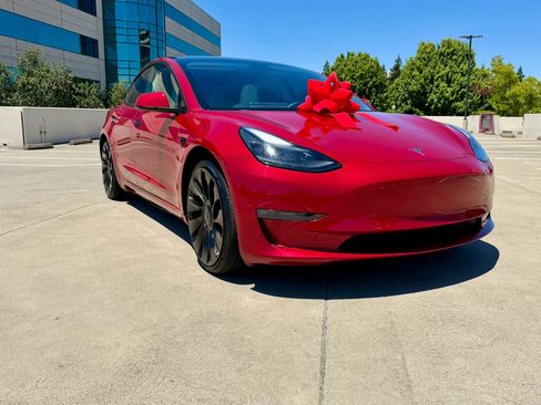 Used 2021 Tesla Model 3 Performance AWD/4WD image 24