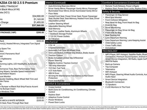 Certified 2026 MAZDA CX-50 AWD 2.5 S w/ Weather Package image 37
