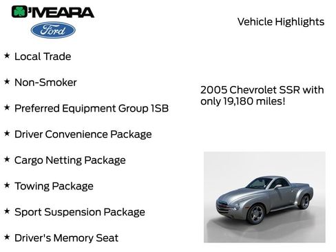 Used 2005 Chevrolet SSR w/ Preferred Equipment Group RWD image 8