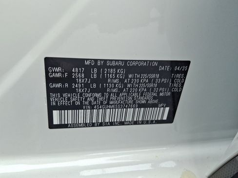 New 2025 Subaru Crosstrek 2.5i Limited image 17