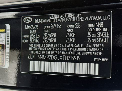 New 2026 Hyundai Santa Fe SEL AWD/4WD image 30