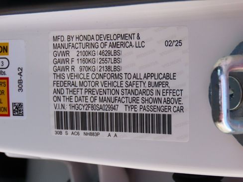 Used 2025 Honda Accord Touring image 29