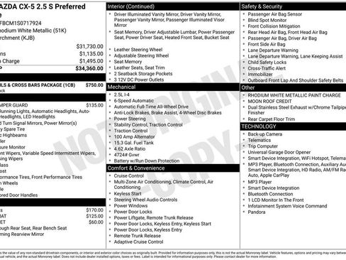 Certified 2025 MAZDA CX-5 AWD 2.5 S image 31