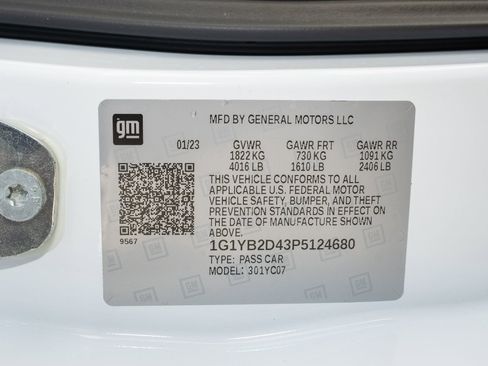 Used 2023 Chevrolet Corvette Stingray Preferred Cpe w/ Stealth Interior Trim Package image 31