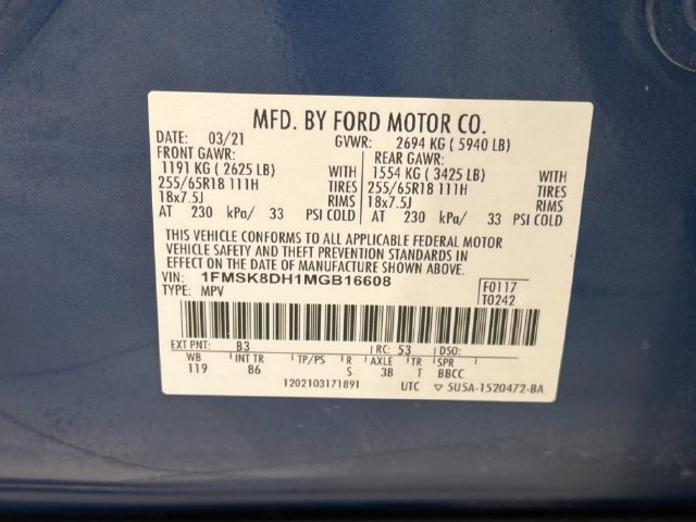 Used 2021 Ford Explorer XLT w/ Class III Trailer Tow Package AWD/4WD image 25