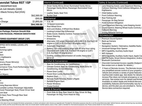 Used 2023 Chevrolet Tahoe RST RWD image 9