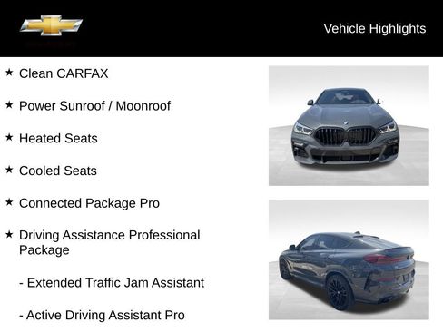 Used 2021 BMW X6 M50i w/ Executive Package AWD/4WD image 18