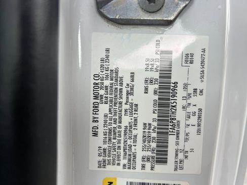 Certified 2019 Ford Mustang Premium w/ Equipment Group 201A RWD image 36