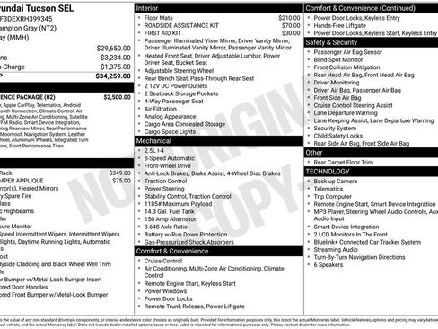 Certified 2024 Hyundai Tucson SEL w/ Convenience Package FWD image 7