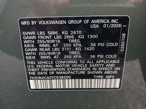 New 2026 Volkswagen Atlas Peak Edition image 29