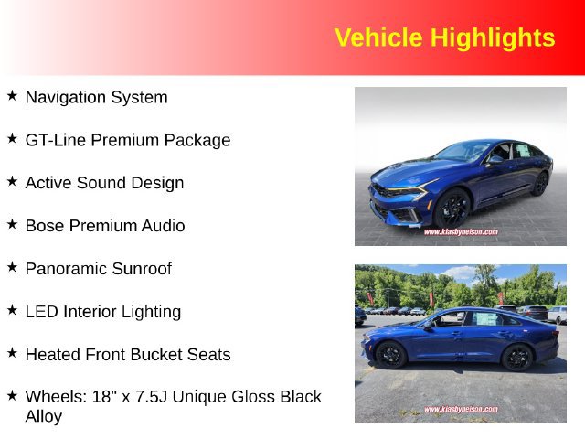 New 2026 Kia K5 GT-Line w/ GT-Line Premium Package AWD/4WD image 3
