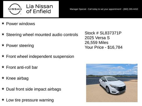 Used 2025 Nissan Versa S FWD image 10