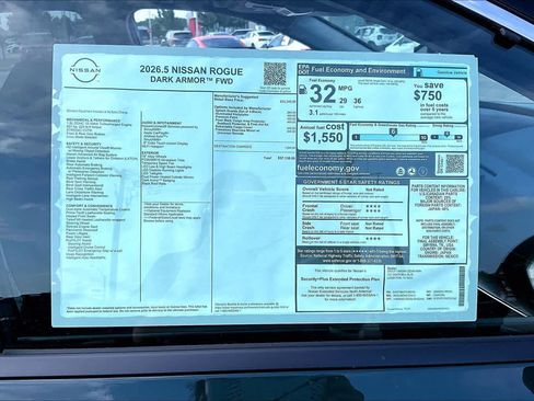 New 2026 Nissan Rogue Dark Armor FWD image 21