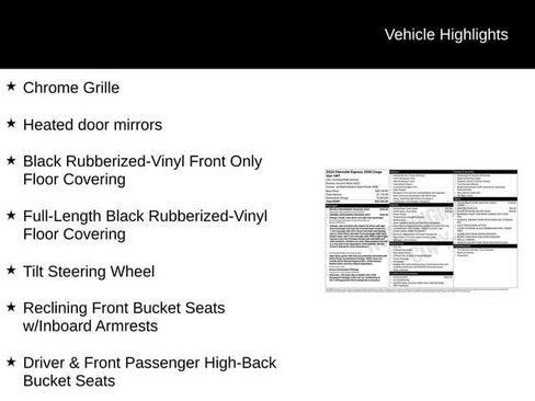 Used 2024 Chevrolet Express 2500 w/ Driver Convenience Package RWD image 6
