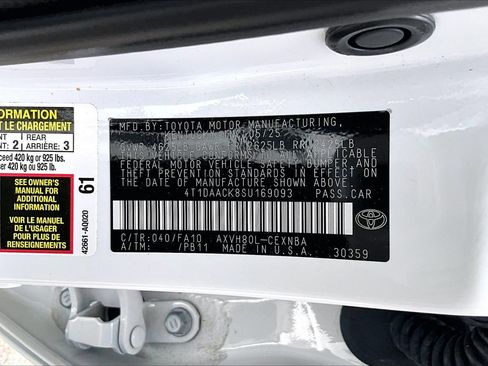 Used 2025 Toyota Camry LE FWD image 16
