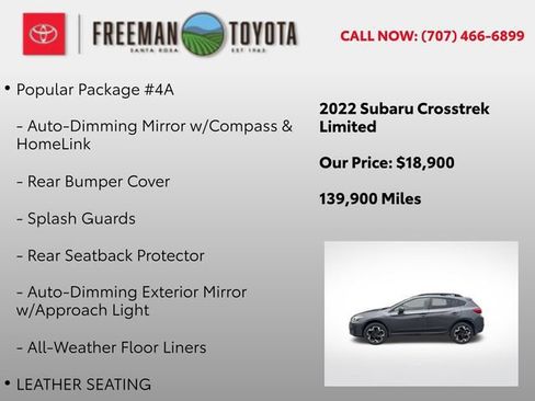 Used 2022 Subaru Crosstrek 2.5i Limited w/ Popular Package #4A AWD/4WD image 5